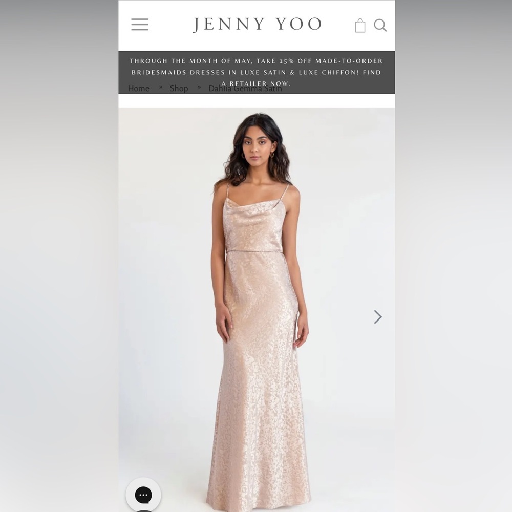 Jenny Yoo Dalia Gemma Satin